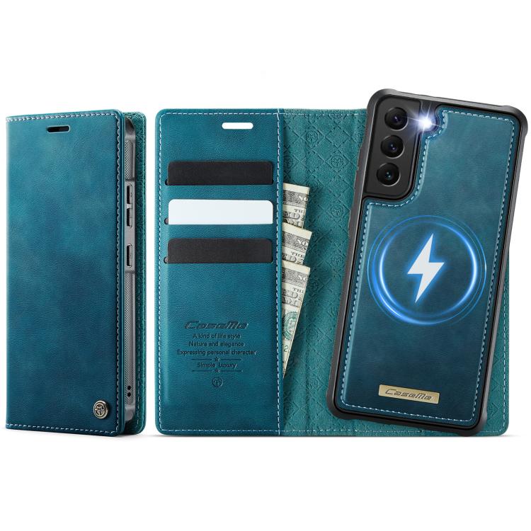 CaseMe C49 Magnetic RFID Blocking Detachable Wallet Leather Phone Case, For Samsung Galaxy S22 Ultra 5G, For Samsung Galaxy S22+ 5G, For Samsung Galaxy S22 5G, For Samsung Galaxy S21 FE 5G