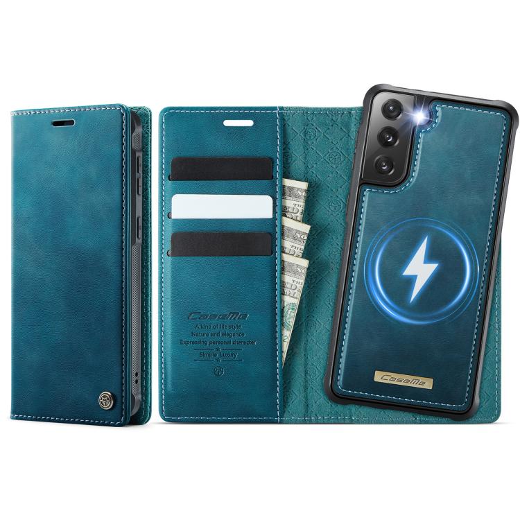 CaseMe C49 Magnetic RFID Blocking Detachable Wallet Leather Phone Case, For Samsung Galaxy S22 Ultra 5G, For Samsung Galaxy S22+ 5G, For Samsung Galaxy S22 5G, For Samsung Galaxy S21 FE 5G