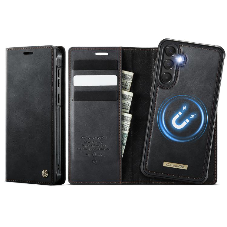 CaseMe C49 Magnetic RFID Blocking Detachable Wallet Leather Phone Case, For Samsung Galaxy S24+ / S25+, For Samsung Galaxy A14 5G / M44, For Samsung Galaxy A55 / A35 5G, For Samsung Galaxy A13 / A04s