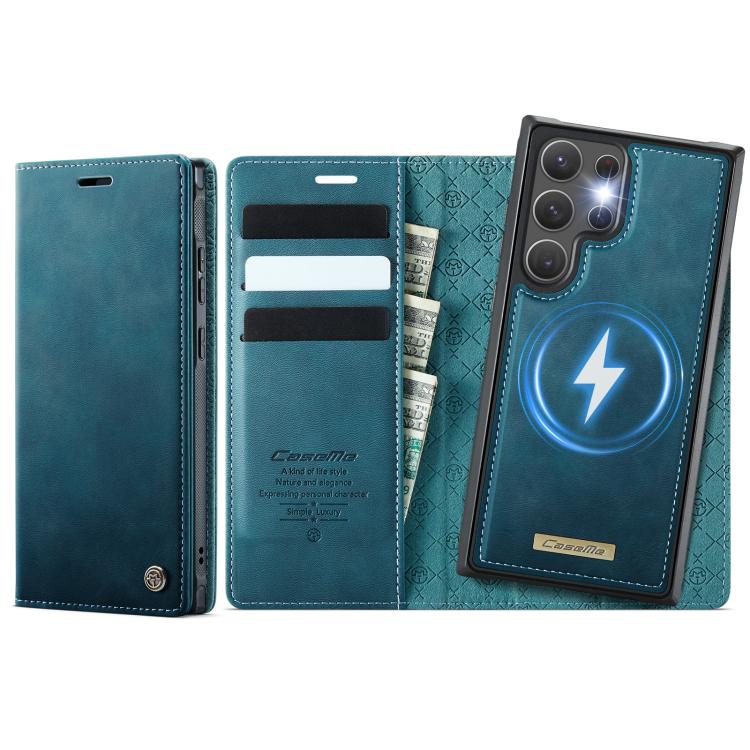 CaseMe C49 Magnetic RFID Blocking Detachable Wallet Leather Phone Case, For Samsung Galaxy S22 Ultra 5G, For Samsung Galaxy S22+ 5G, For Samsung Galaxy S22 5G, For Samsung Galaxy S21 FE 5G