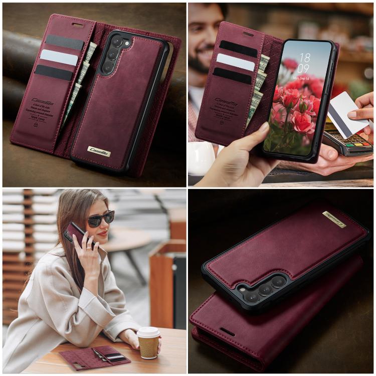 CaseMe C49 Magnetic RFID Blocking Detachable Wallet Leather Phone Case, For Samsung Galaxy S23+ 5G, For Samsung Galaxy S23 5G, For Samsung Galaxy S20 FE, For Samsung Galaxy A53 5G