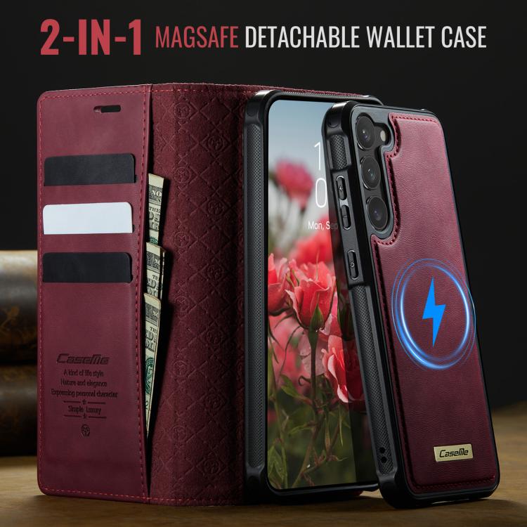 CaseMe C49 Magnetic RFID Blocking Detachable Wallet Leather Phone Case, For Samsung Galaxy S23+ 5G, For Samsung Galaxy S23 5G, For Samsung Galaxy S20 FE, For Samsung Galaxy A53 5G