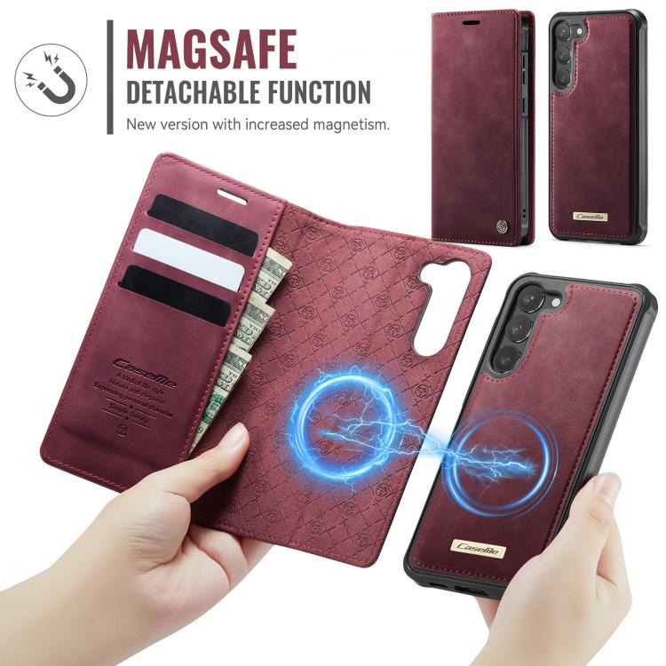 CaseMe C49 Magnetic RFID Blocking Detachable Wallet Leather Phone Case, For Samsung Galaxy S23+ 5G, For Samsung Galaxy S23 5G, For Samsung Galaxy S20 FE, For Samsung Galaxy A53 5G