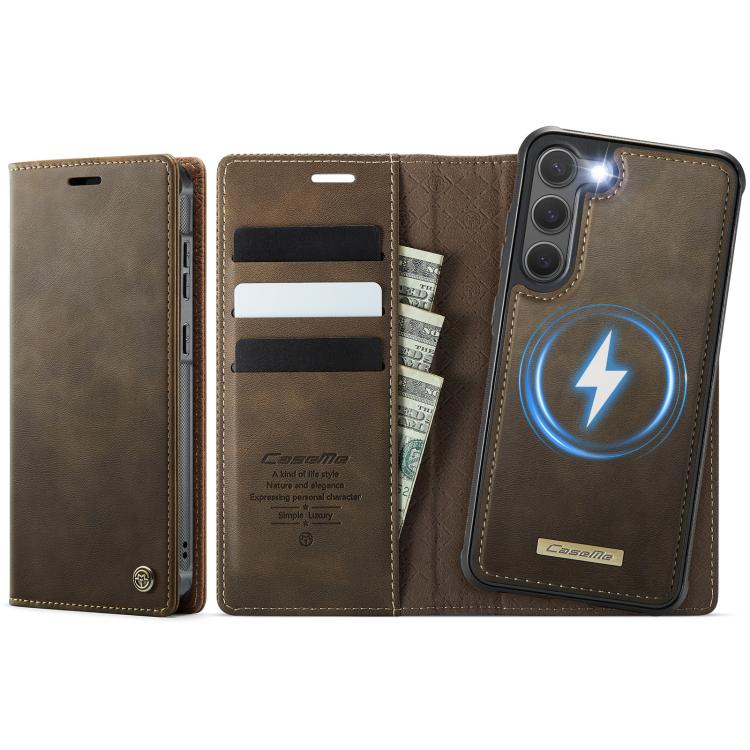CaseMe C49 Magnetic RFID Blocking Detachable Wallet Leather Phone Case, For Samsung Galaxy S23+ 5G, For Samsung Galaxy S23 5G, For Samsung Galaxy S20 FE, For Samsung Galaxy A53 5G