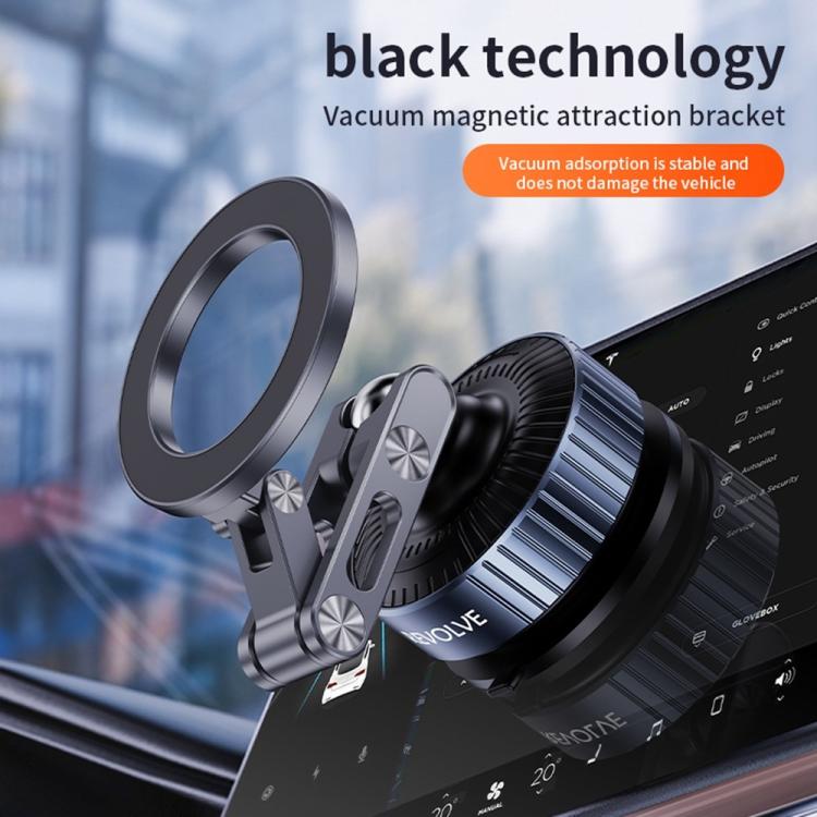 Z25 Vacuum Suction Magnetic Mount Bracket Foldable Car Phone Holder, Z25