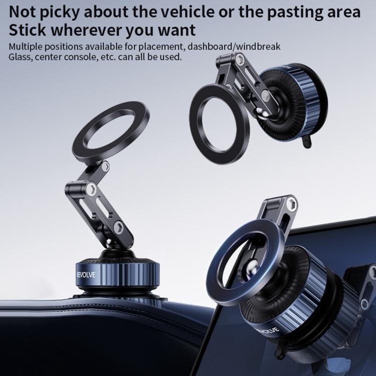 Z25 Vacuum Suction Magnetic Mount Bracket Foldable Car Phone Holder, Z25