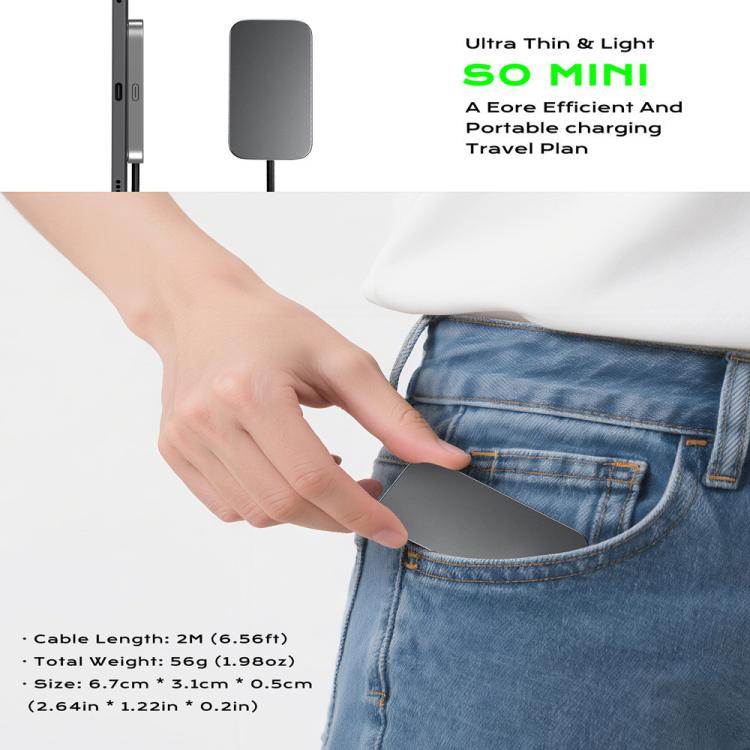 For iPad Air 11 / Air 10.9 Fast Charging Smart PIN Magnetic Charger Wireless Charging Pad with Type-C Cable, For iPad Air 11 / Air 10.9