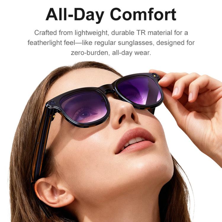 A2 Smart AI Camera Glasses with 8MP HD Camera, AI Translation & Bluetooth Calling