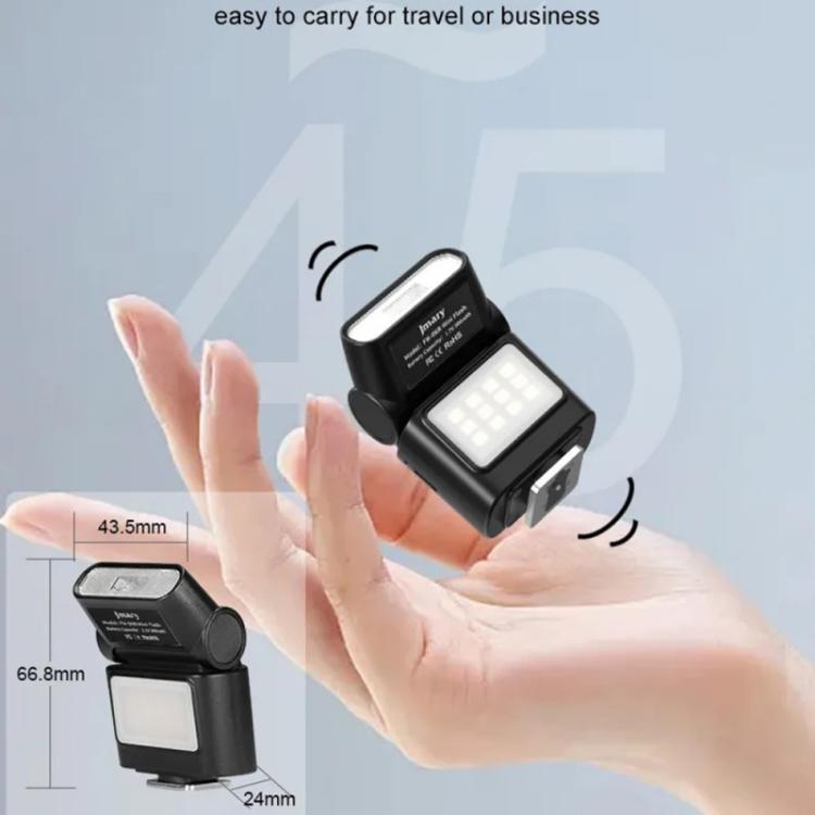 JMARY FM-06R Camera Flash LED Fill Light 300mAh Rechargeable