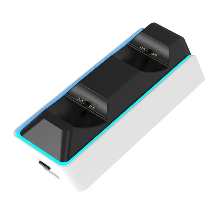 For PS5 / PS5 Slim / PS5 Pro / PS5 Edge 9-RGB Light Modes Fast Charge Station