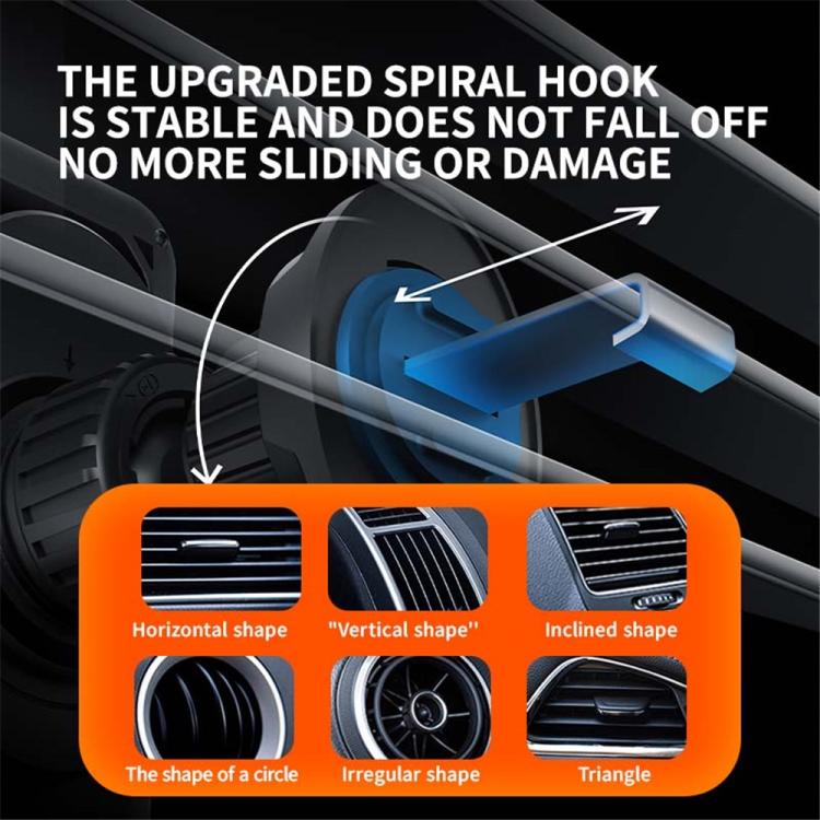 F19 15W Fast Charging Auto Clamping Magnetic Phone Holder Wireless Car Charger