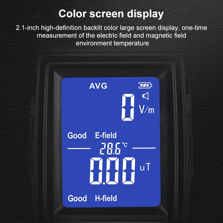 WT3121 Electromagnetic Radiation Tester Household Appliances Radiation Detector Electromagnetic Radiation Meter, WT3121