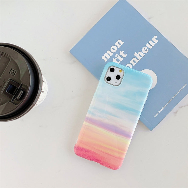 For iPhone 11 Pro Max   TPU Smooth Marbled IMD Mobile Phone Case, For iPhone 11 Pro Max