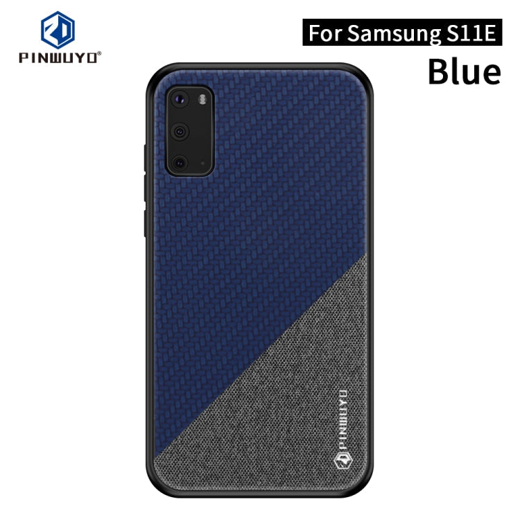 PINWUYO Rong Series  Shockproof PC + TPU+ Chemical Fiber Cloth Protective Cover, For Galaxy S20, For Galaxy S20+
