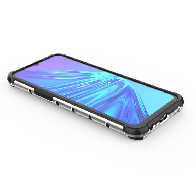 For OPPO Realme 5i  Shockproof Honeycomb PC + TPU Case