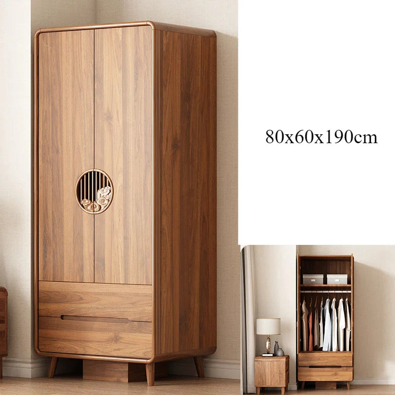 Bedroom Assembly Cupboard Wardrobe Closet Modern Chinese Storage Wardrobe Wooden Locker Room Mueble Organizador Furniture Home