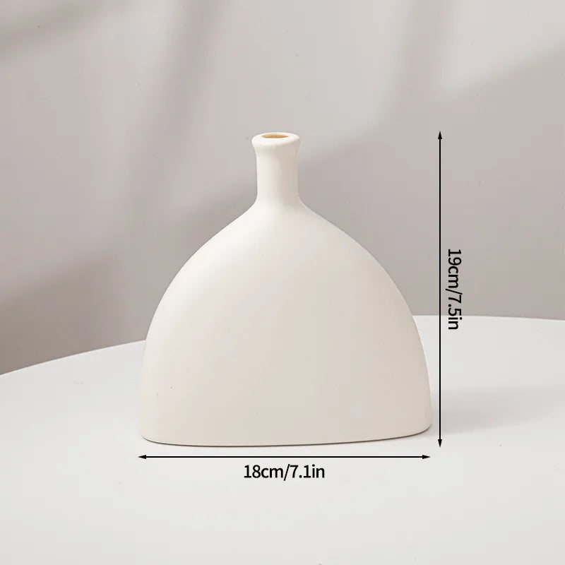 1PC Plastic Spiral White Vase Hydroponic Pot