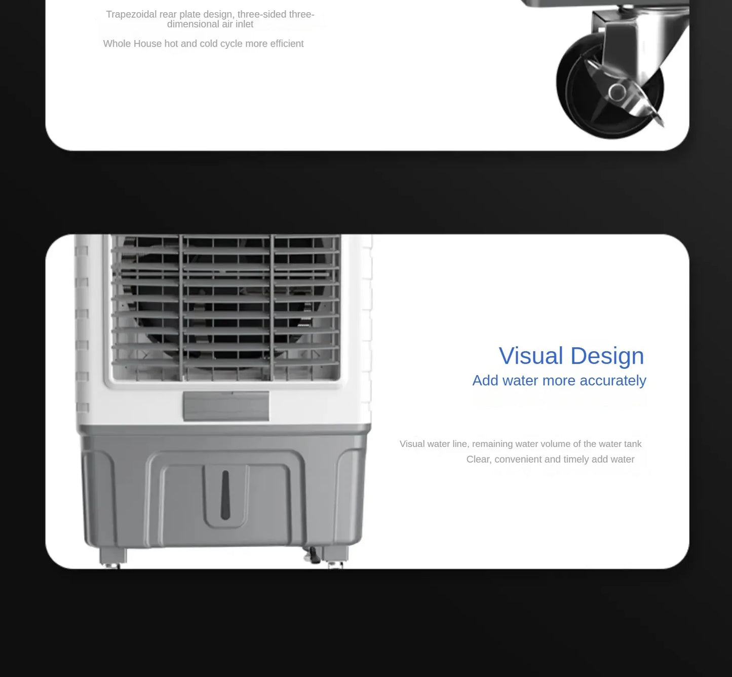 Air Cooler Large Industrial Water Cooler Evaporative Water Cooling Air Conditioner Fan Household Fan Mini Aire Acondicionado