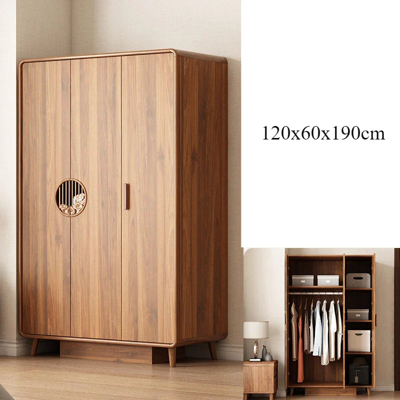Bedroom Assembly Cupboard Wardrobe Closet Modern Chinese Storage Wardrobe Wooden Locker Room Mueble Organizador Furniture Home