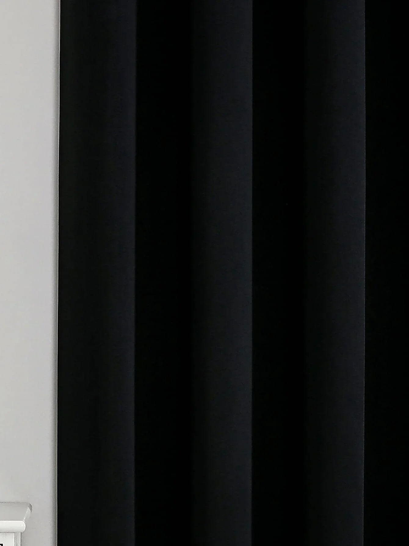 Black High Blackout  Curtains for Living Room Finished Window Curtains for Bedroom