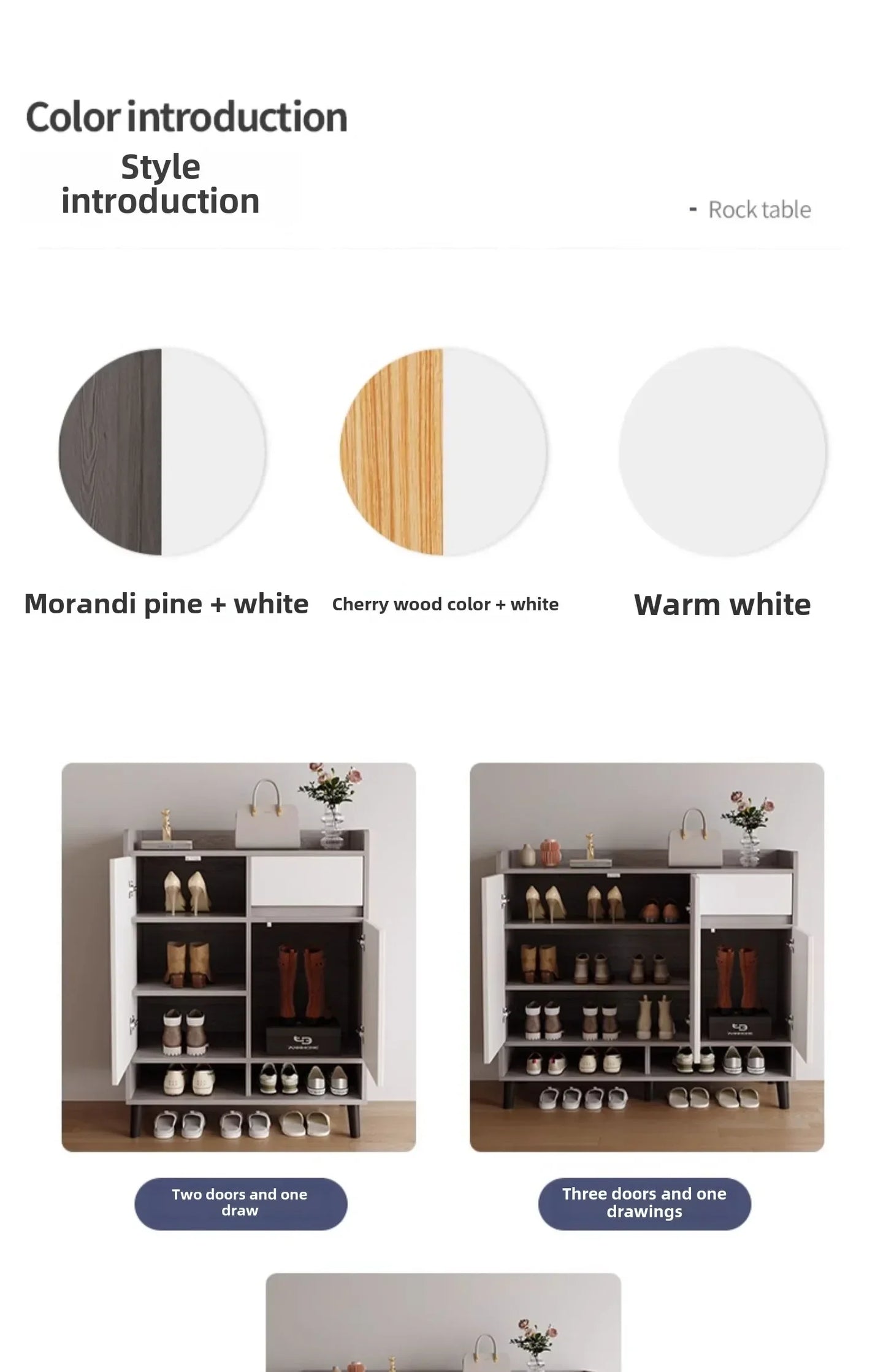 Corridor Shoe Cabinet At The Entrance of The Home Corridor Indoor Entrance Door Entrance Cabinet New Solid Wood Rack Shoe Shelf