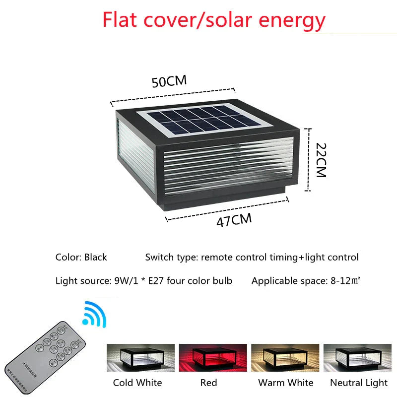 Outdoor LED Solar Door Lamp Waterproof