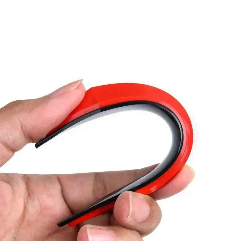 4pcs Car Antis-scratch Protective Sticker Body Bumper Anti-collision Protection  Door Rearview Mirror Edge Guard Rubber Strip