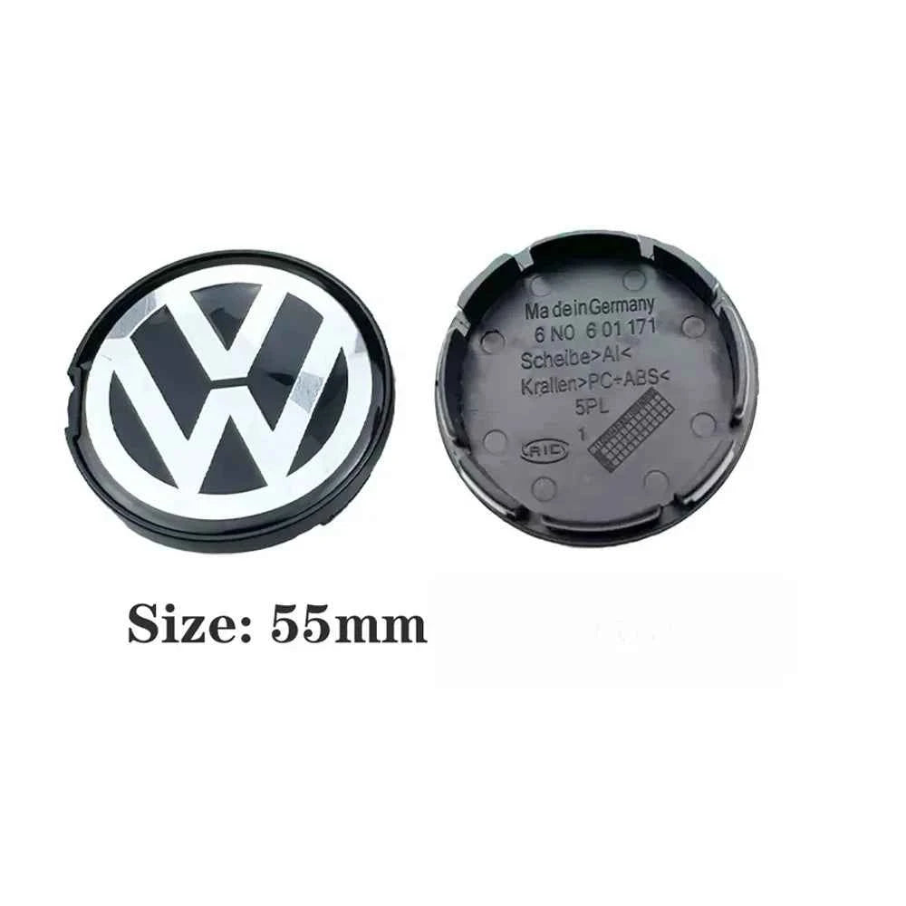 4pcs Suitable for Volkswagen Wheel Hub Caps 65mmWheel Hub Center Cap 55mm 56mm 70mmTire Decoration Cap Logo