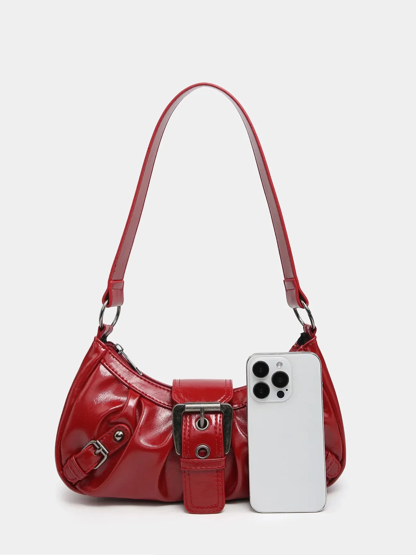 Hot Selling Maillard-Style Retro Small Bag Spicy Girl Y2K Wasteland-style Vintage Leather Shoulder Armpit Bag 2025