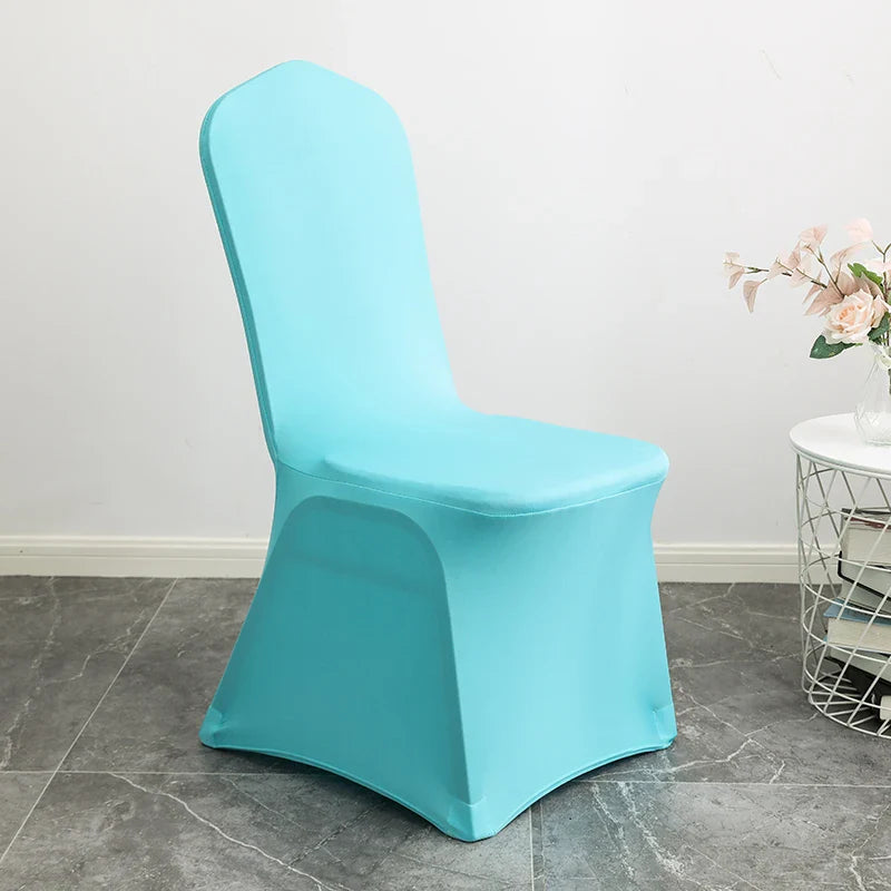 Black Extra Thicker Spandex Chair Covers For Wedding Events Party Decoration High Quality Stretch Elastic