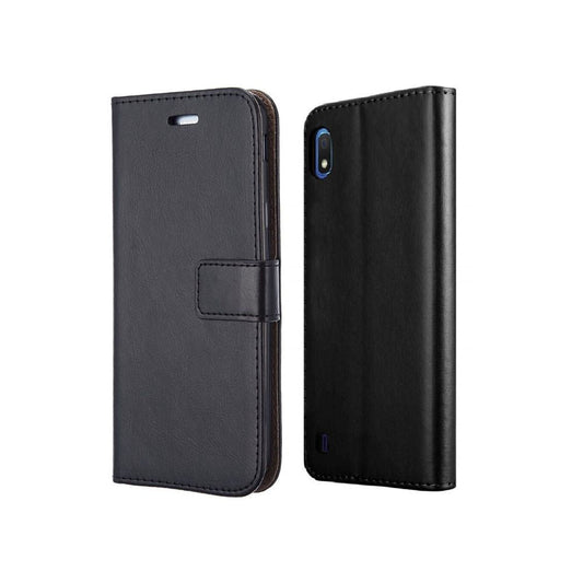 Samsung Galaxy A10s Book Flip Case Leather Wallet