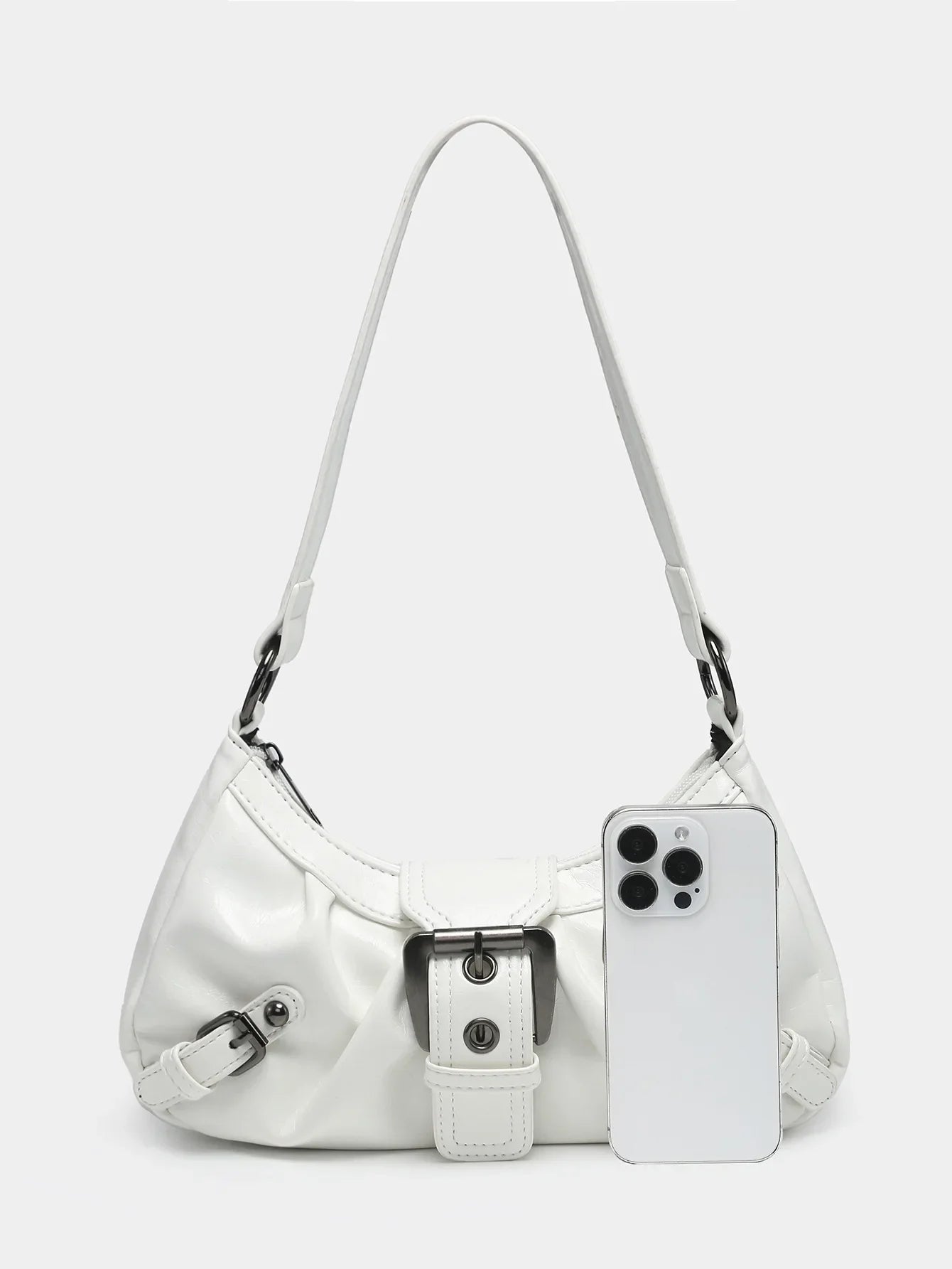 Hot Selling Maillard-Style Retro Small Bag Spicy Girl Y2K Wasteland-style Vintage Leather Shoulder Armpit Bag 2025