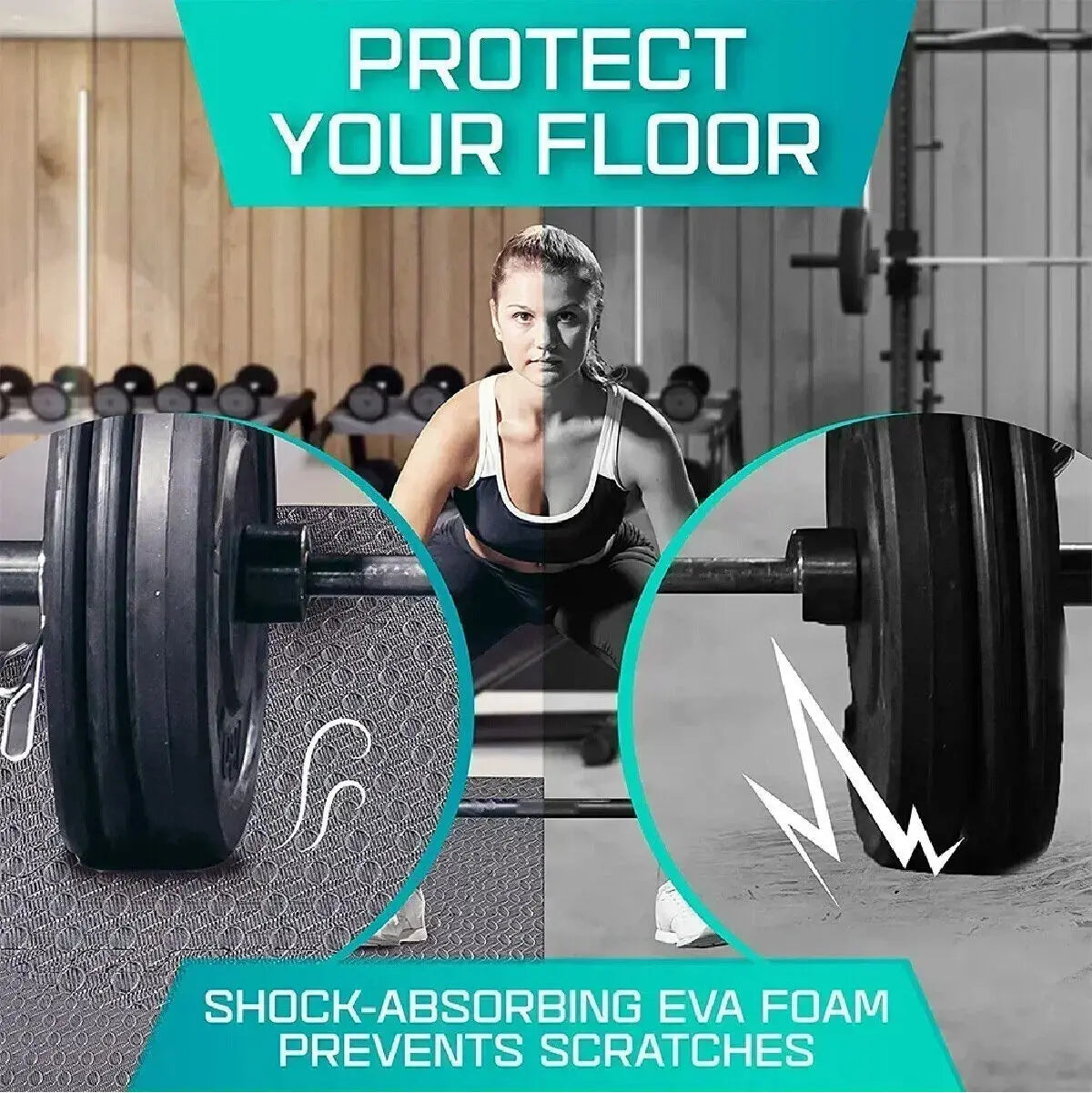 60X60cm EVA INTERLOCKING OR MATS SOFT FOAM GYM ORING MAT YOGA TILES UK