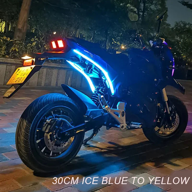 2pcs Motorcycle Turn Signal Lights LED Daytime Running Lights