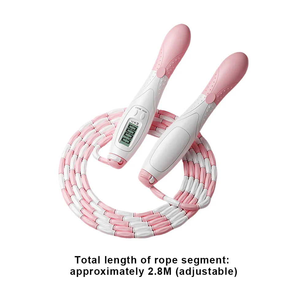 Adjustable Length Counting Jumping Rope Crossfit Speed Jumping Rope Exercise Skipping Rope for Men Women Kids Workout Equipments