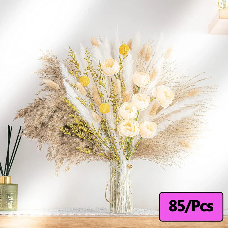300pcs Rabbit Tail Grass Flower Bouquet