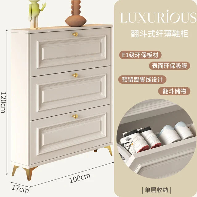 Entryway Vertical Shoe Rack Nordic Multilayer Design Ultra Thin Balcony Shoe Rack Shelf Narrow Meuble A Chaussure Hall Furniture