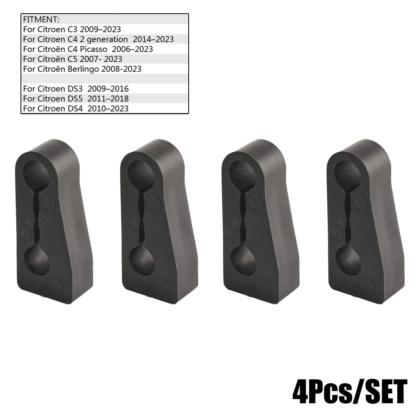 Car Door Lock Sound Deadener Damper Buffer For Citroen C3 C4 C5 DS3 DS4 DS5 Picasso Rattling Screaks Quiet Noise Deaf  Seal