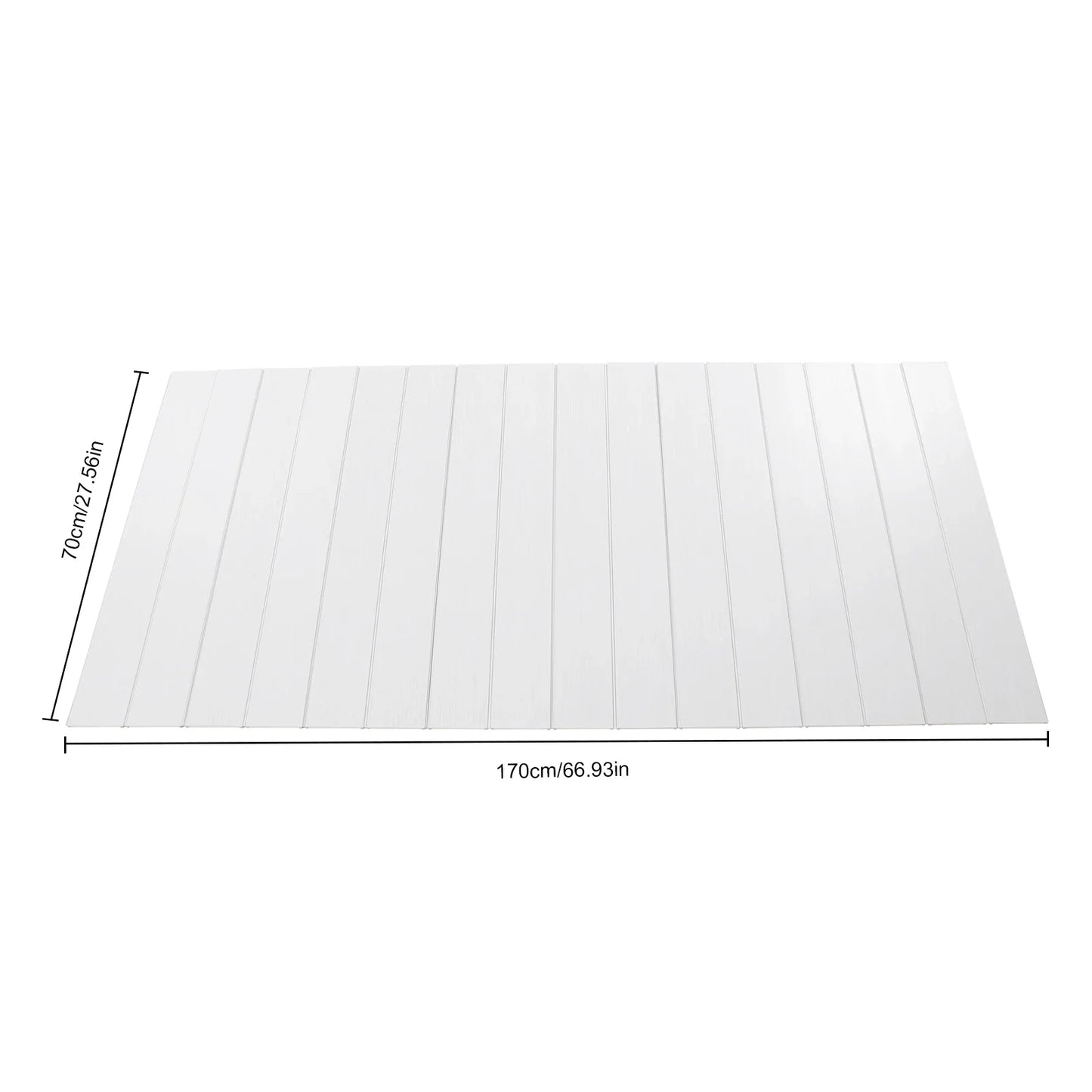 Bathtub Cover Foldable Board Waterproof Dustproof Bathtub Tray Insulation PVC Durable Panel for Home Bathroom Spa 75 x 170 cm