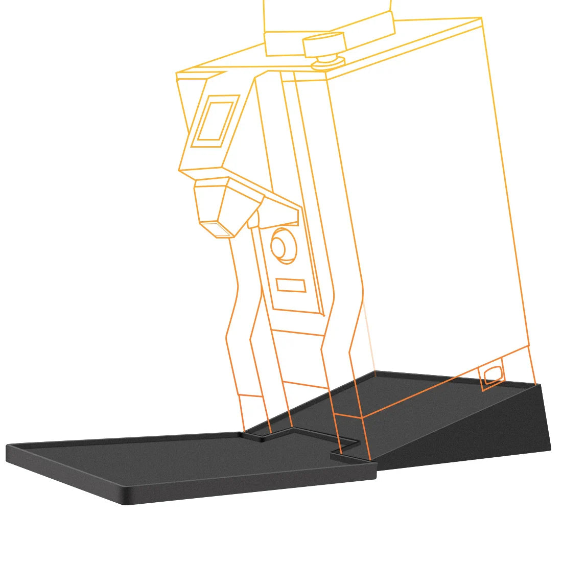 Bean Grinder Tilt Base Bracket with Tray Italian Coffee Bean Grinder Tilt Bracket for Eureka Mignon Grinder Baista Tools