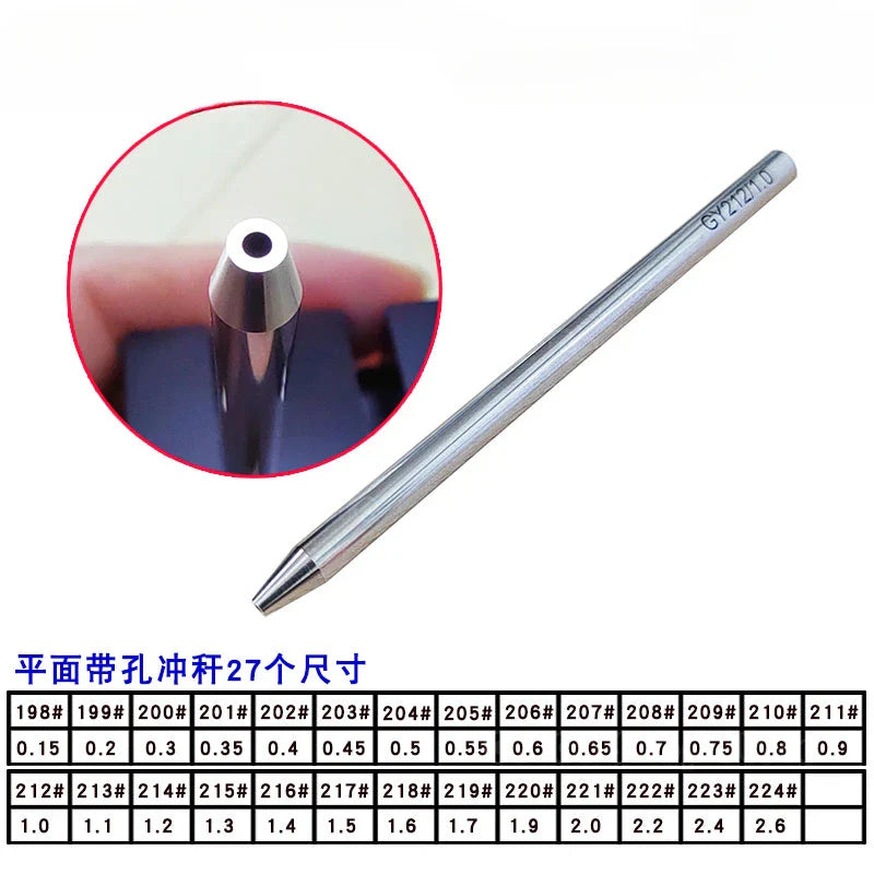 Watch repair tools 130 precision punch table set, punch machine balance wheel pendulum shaft disassembly tool
