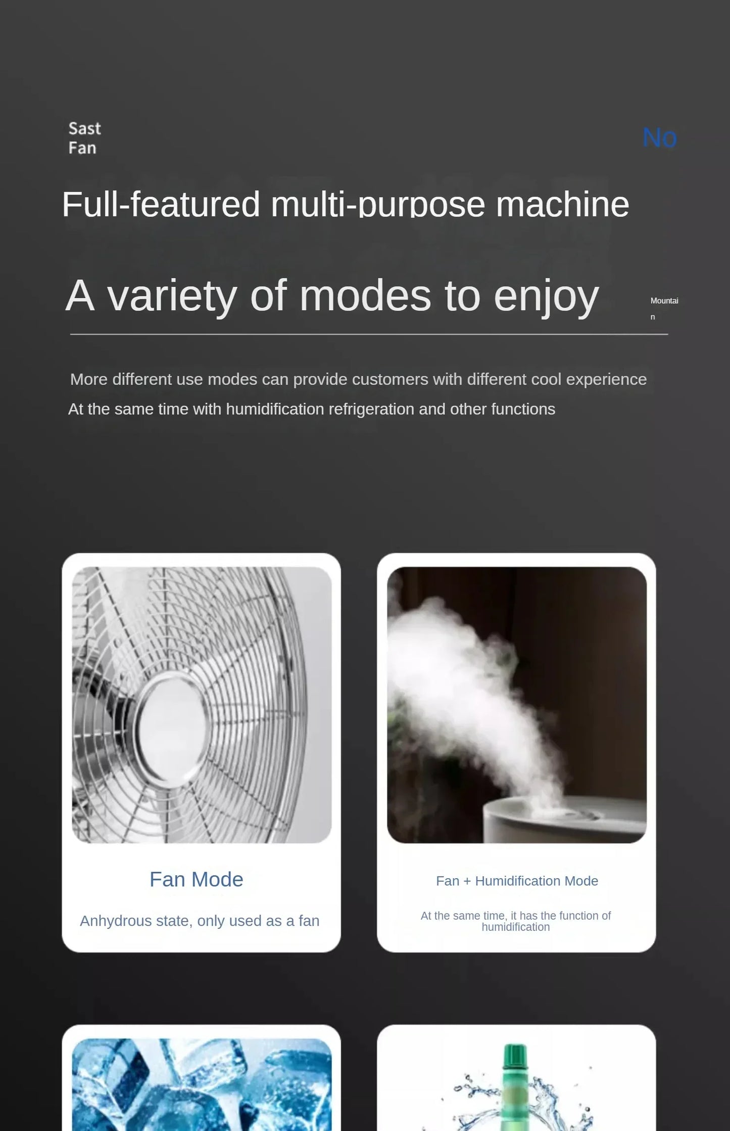 Air Cooler Large Industrial Water Cooler Evaporative Water Cooling Air Conditioner Fan Household Fan Mini Aire Acondicionado