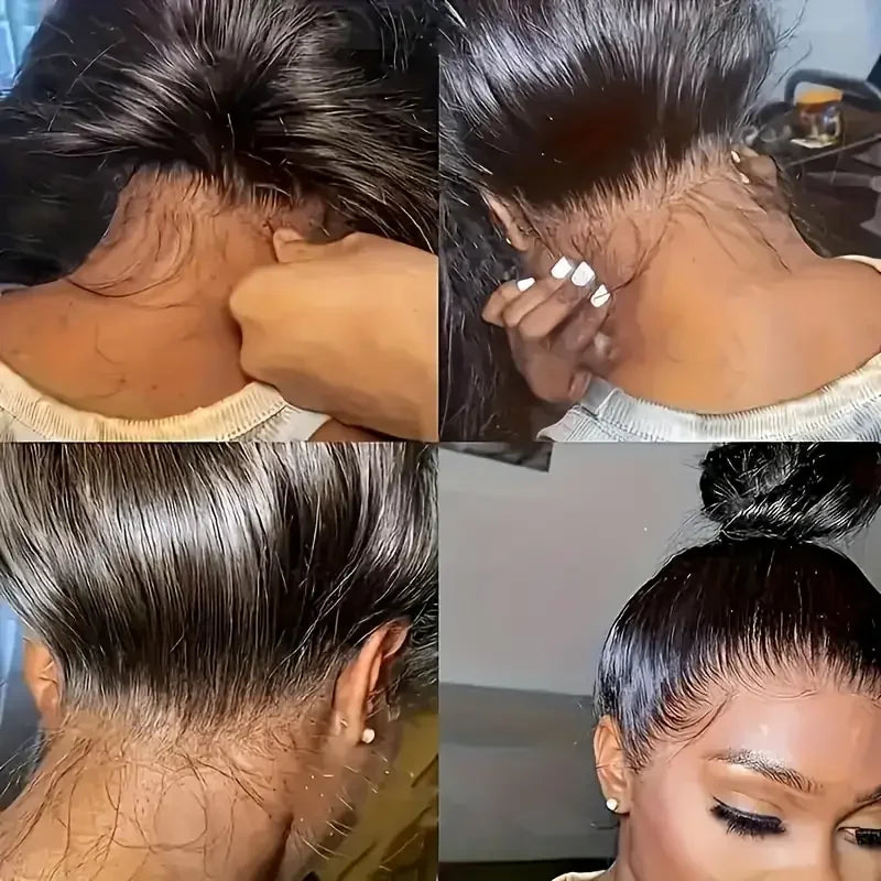 Bone Straight 13x4 Lace Front Human Hair 13x6 HD Transparent Lace Frontal Wigs Brazilian 4x4 Lace Closure Wig For Women 180%