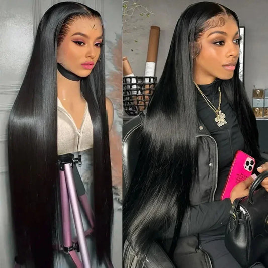 Smooth Straight 13x4 Lace Front Wigs Human Hair 13x6 Transparent Lace Frontal Wigs Human Hair PrePlucked 4x4 Lace Wigs For Women