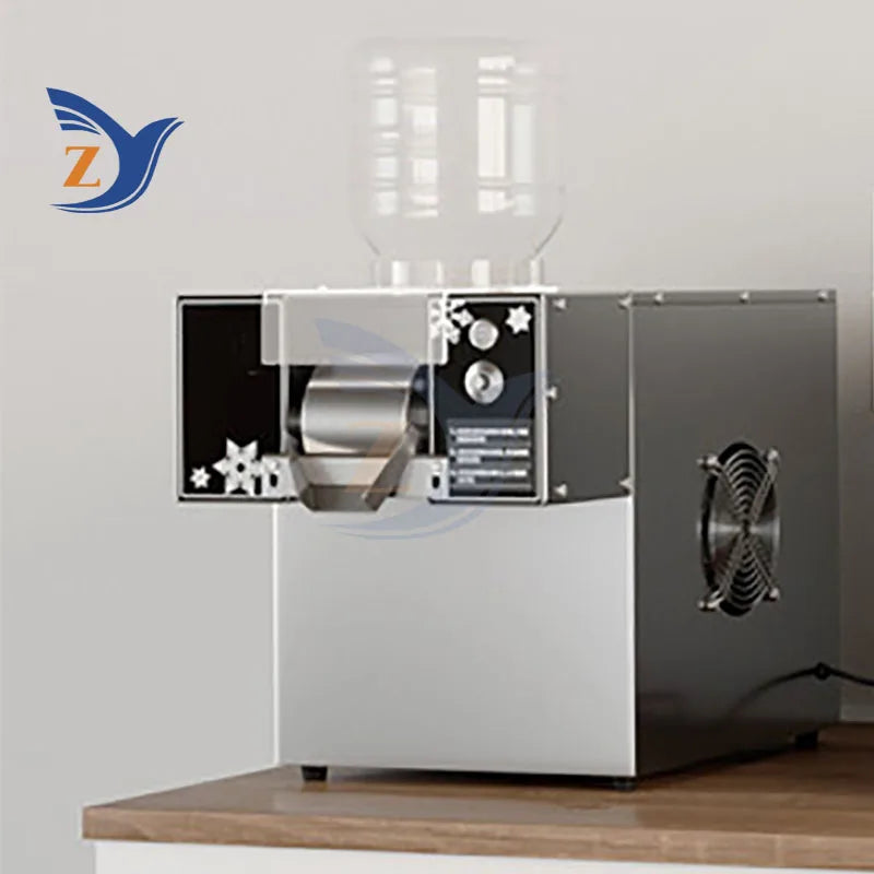 Snow Ice Machine Power-driven Commercial Large Saloon Milk Tea Beverage Snacks Automatic Small Desktop Home Production Equipment