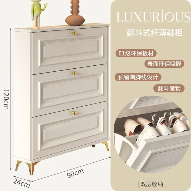 Entryway Vertical Shoe Rack Nordic Multilayer Design Ultra Thin Balcony Shoe Rack Shelf Narrow Meuble A Chaussure Hall Furniture