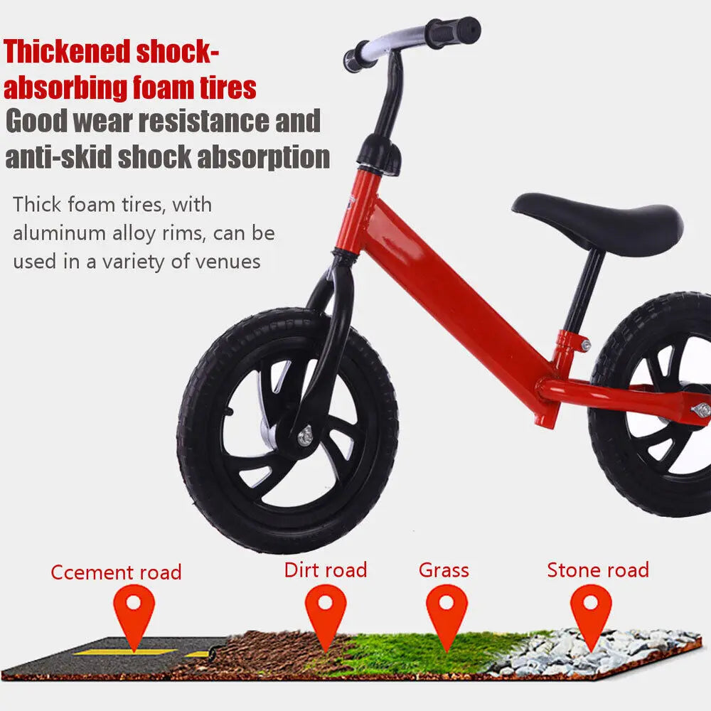 Beginner Toddler Training Kids Balance Bike For 3+ Years Old Girls Boys Children Bike Exquisite Durable Lightweight Toys Gifts