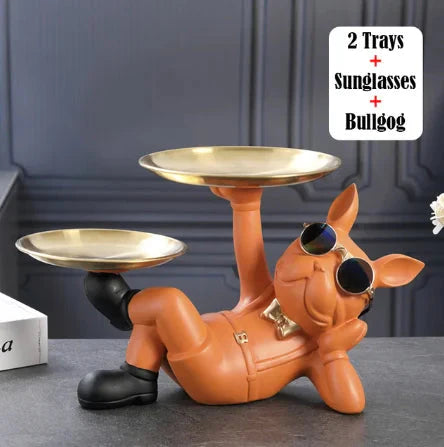Bulldog Statue Decoration Accessories