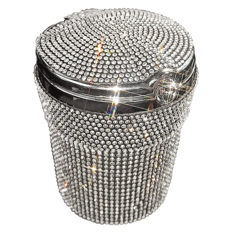 Car luxury Ashtray Portable Bling Cigarette Smokeless