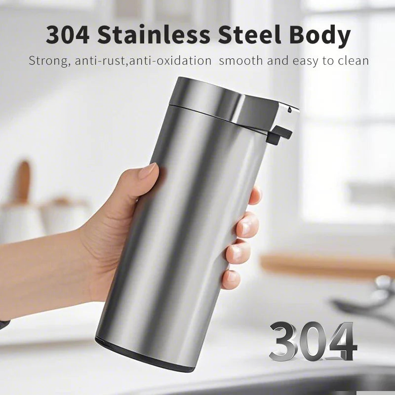 Kitchen Soap Machine Automatic Sensor Out of Hand Sanitizer Smart Electric Body Wash Soap Dispenser 304 Stainless Steel
